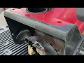 Toro CCR-2450 with shrapnel damage