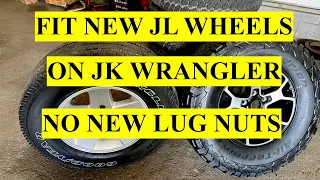 Jeep Wrangler JK to JL Wheels Upgrade - No New Lug Nuts Needed