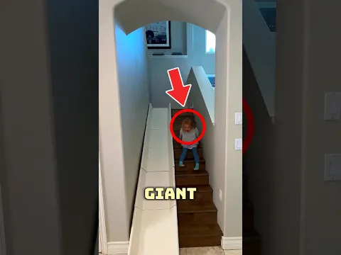 She Struggled With Stairs…So Dad Did This 😭#shorts