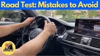most common mistakes to avoid on the driving test