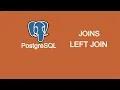 PostgreSQL JOINS LEFT OUTER JOIN