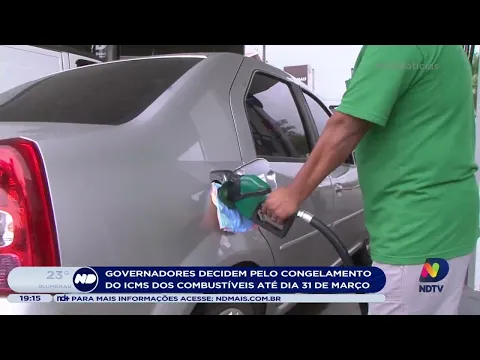 Governadores decidem pelo congelamento do ICMS dos combustíveis até dia 31 de março