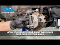 How to Replace Rear Sway Bar Links 2013-2018 Toyota RAV4