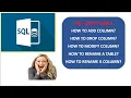 SQL Alter Table - Add Delete Modify Rename Tables in Easy for
