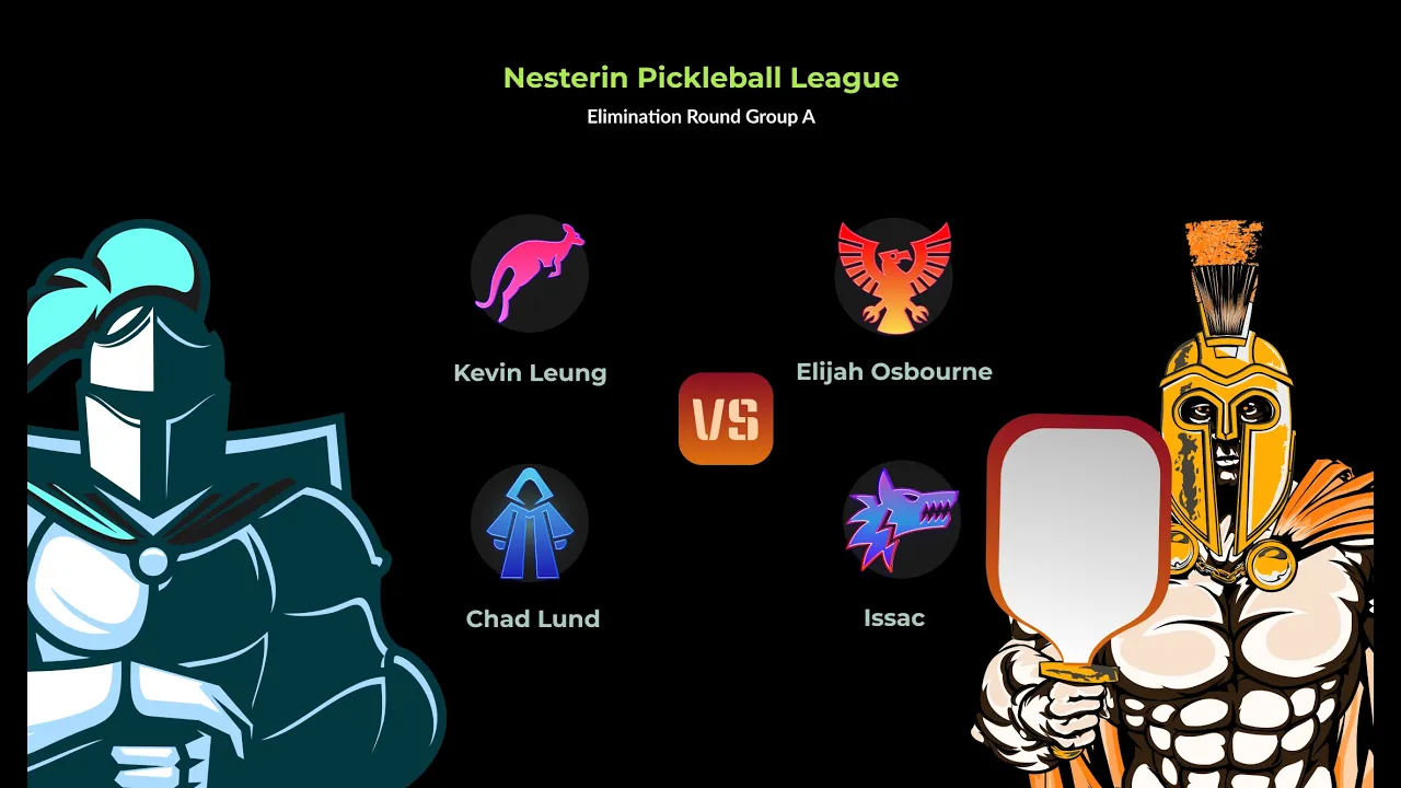 Nesterin Pickleball League: September 13 || Elimination Round || Game 4