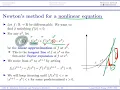 OR2-Algorithms lecture 4 Gradient and Newton s Newton s method for a nonlinear equation