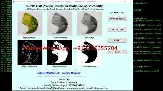 Citrus Plant Disease Classification Using Image Processing Python Project With Source Code