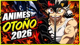 ESTRENOS ANIME OTOÑO 2026