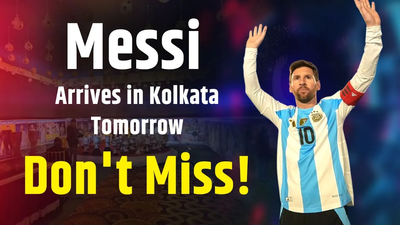 Kolkata Builds Messi’s Miami Home for His India Tour!