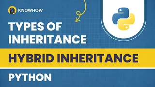 Hybrid Inheritance in Python Python Tutorials for Beginners