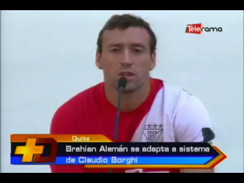 Brahian Alemán se adapta a sistema de Claudio Borghi