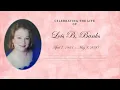 Lois Banks Funeral Service