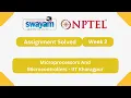 Microprocessors And Microcontrollers Week 2 NPTEL ANSWERS 2026