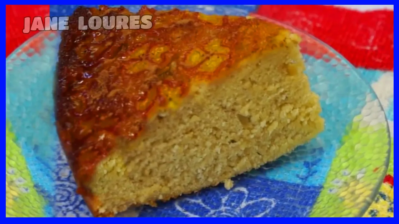 TORTA DE BANANA CARAMELIZADA