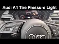 How to reset Audi A4 Tire Pressure Light 2018