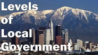 The Levels of Local Government