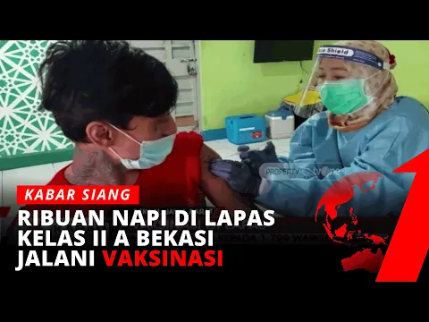 1.799 Napi di Lapas Kelas II A Bekasi Jalani Vaksinasi Covid-19