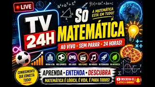 🎥 TV Ao Vivo 24H - Estimulando a Matemática — A Matemática Está em Tudo!