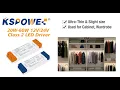 KSPOWER PUT Series Class 2 Dimmable LED Driver