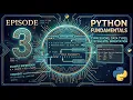Python Fundamentals Data Types Expressions Indentation Episode 3