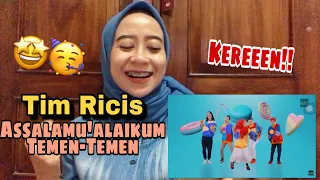 Download RIA RICIS X TIM RICIS - ASSALAMU'ALAIKUM TEMEN-TEMEN ( Official Music Video ) ~ Reaction MP3