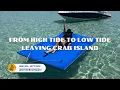 Leaving Crab Island Destin Florida Low Tide