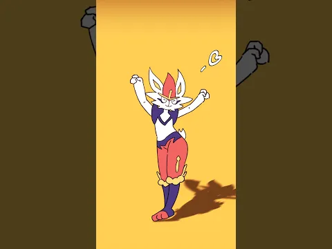 Poketmon Tiny Giant Cinderace Zhao Dance🐰 포켓몬 자오댄스 에이스번🔥