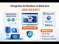Web Development Roadmap with AI LLM LangChain Top Projects for Developers Get job Ready