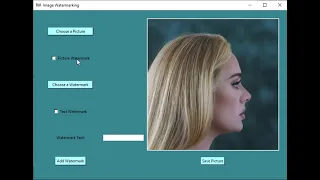 Image Watermarking GUI app Python Tkinter