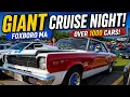 New England s biggest cruise night Over 1000 cars Foxboro MA