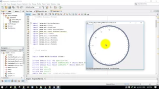 How to make analogue stopwatch in java Stop watch in java