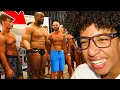 Reacting To Jidion Wearing Fake Muscle Suit At Bodybuilding Show