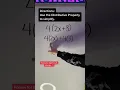 The Distributive Property