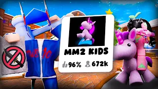 Playing The NEW MM2 Kids! (with @Taliamm2 )