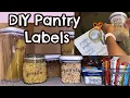 DIY Pantry Labels Using Packing Tape Quick and Easy Tutorial Gabrielle Ishell