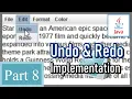 How to Make Notepad in Java - Undo Redo