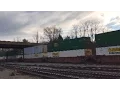 201 with Smoky Motor Clears Waynesboro Virginia Switchyard