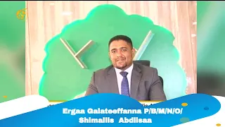 Ergaa Galateeffanna P B M N O Shimallis Abdiisaa  Ergaa Galateeffanna P B M N O Shimallis Abdiisaa