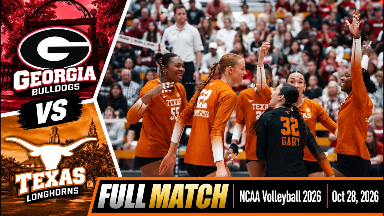 Georgia vs Texas FULL MATCH | NCAA Volleyball 2026 | Oct 28, 2026