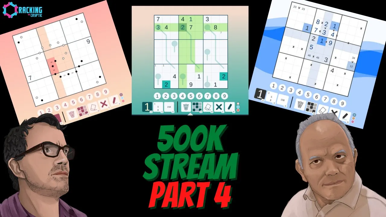 Simon & Mark Solve Sudokus Live: Our "500k Special" Puzzles Part 4