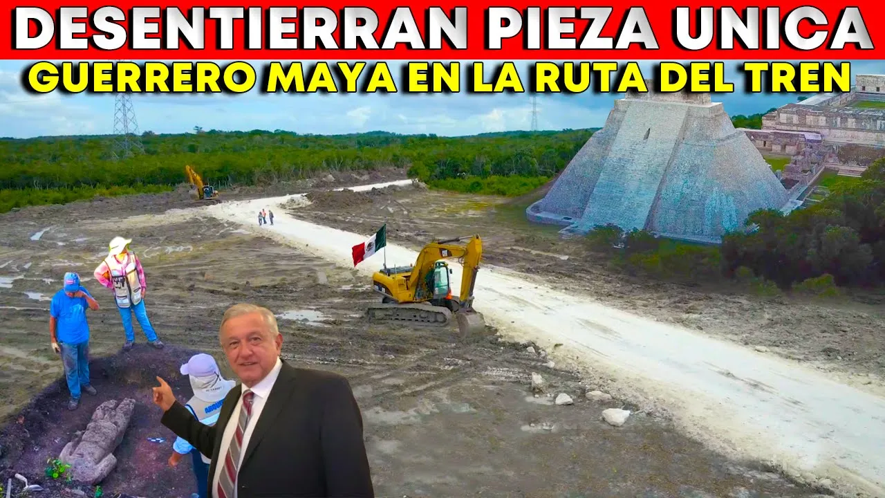 Mira! Arqueólogos descubren y desentierran Guerrero Maya, siguen buscando mas piezas bajo tierra