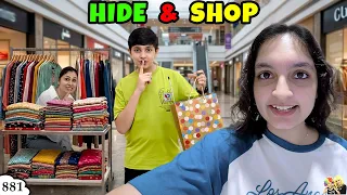 HIDE AND SHOP Ep 881 Comedy Family Vlog Hide and Seek in Mall Aayu and Pihu Show