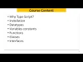 1 TS Course Overview