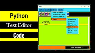 Python Code Text Editor Python Programming
