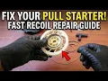 How to Repair a Pull Starter Recoil Fix Recoil Starter in Minutes