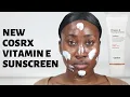COSRX VITAMIN E VITALIZING SUNSCREEN SPF 50 REVIEW ON DARK SKIN