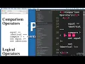 2 Comparison Logical Operators - CONTROL STRUCTURES