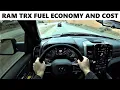 2021 Ram TRX Road Trip Fuel Economy Ride Quality and More