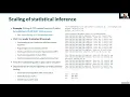 Distributed statistical inference with pyhf powered by funcX