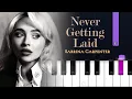 Download Lagu Sabrina Carpenter - Never Getting Laid | Piano Tutorial